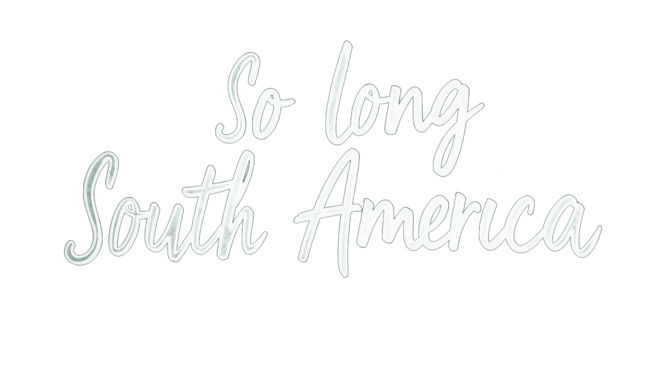 So Long South America Book